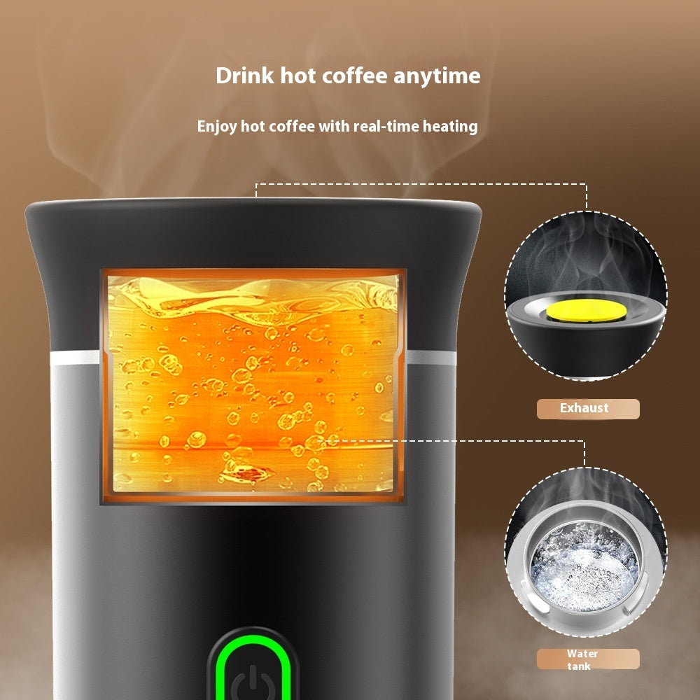 Portable Coffee Espresso Maker Machine (Green Color)