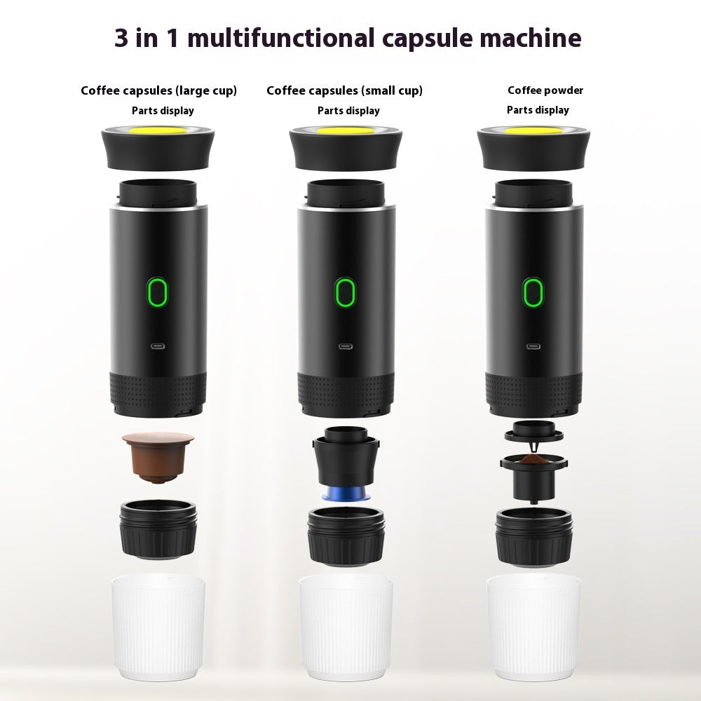 Portable Coffee Espresso Maker Machine (Green Color)