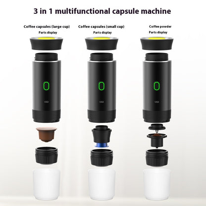 Portable Coffee Espresso Maker Machine (Green Color)